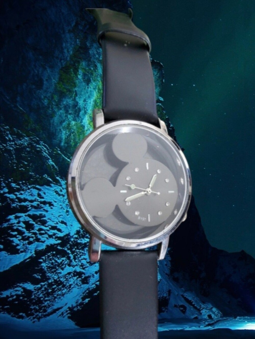 Black Mickey Mouse Watch